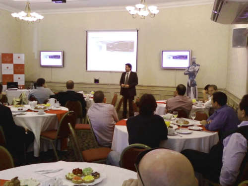 Jeronimo Varela, Channel Manager de ESET Latinoam�rica durante su presentaci�n